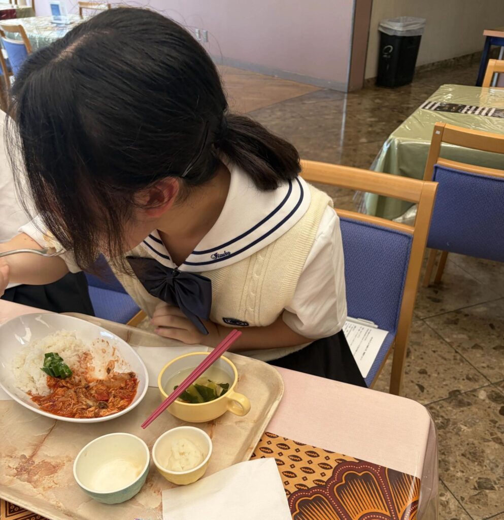 ジャイカフェでの昼食