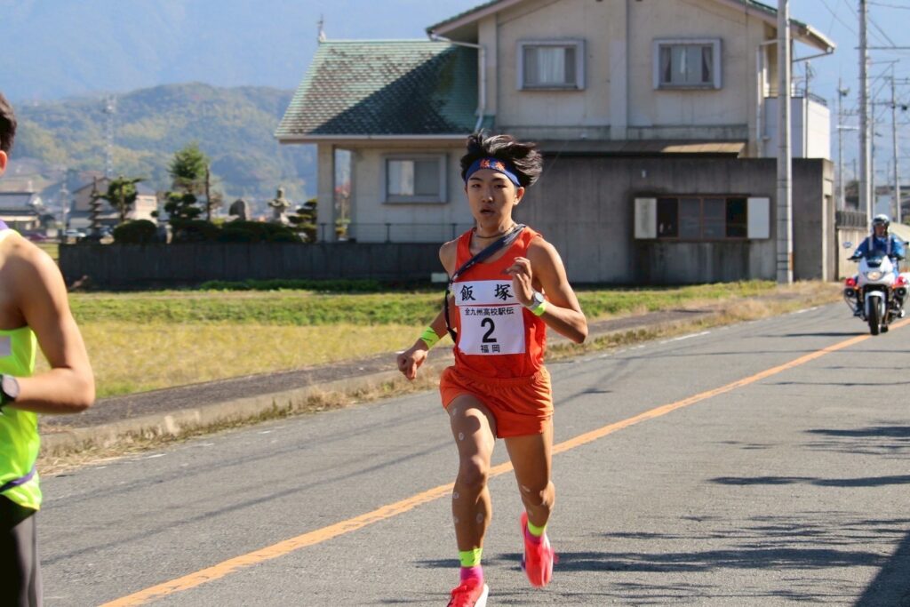 「男子第78回 全九州高校駅伝競走大会」で2区を走ったとき