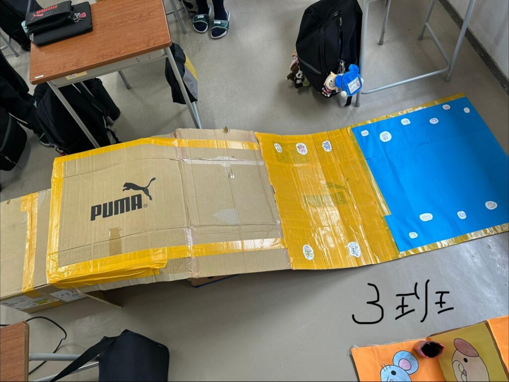 3班が発表した滑り台