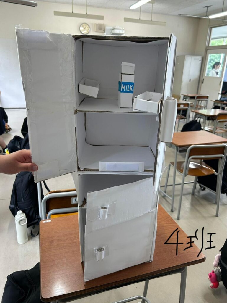 4班が発表した冷蔵庫
