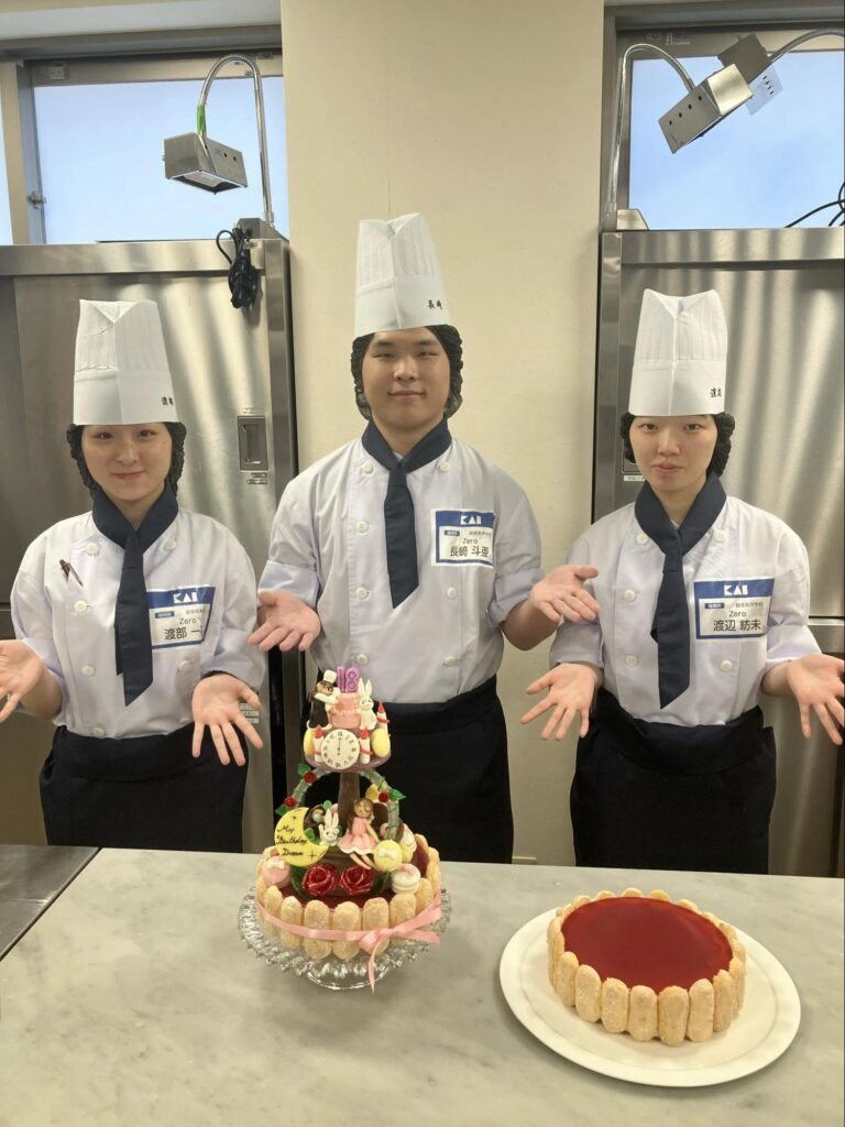 長﨑斗亜さん、渡辺紡未さん、渡部一花さん