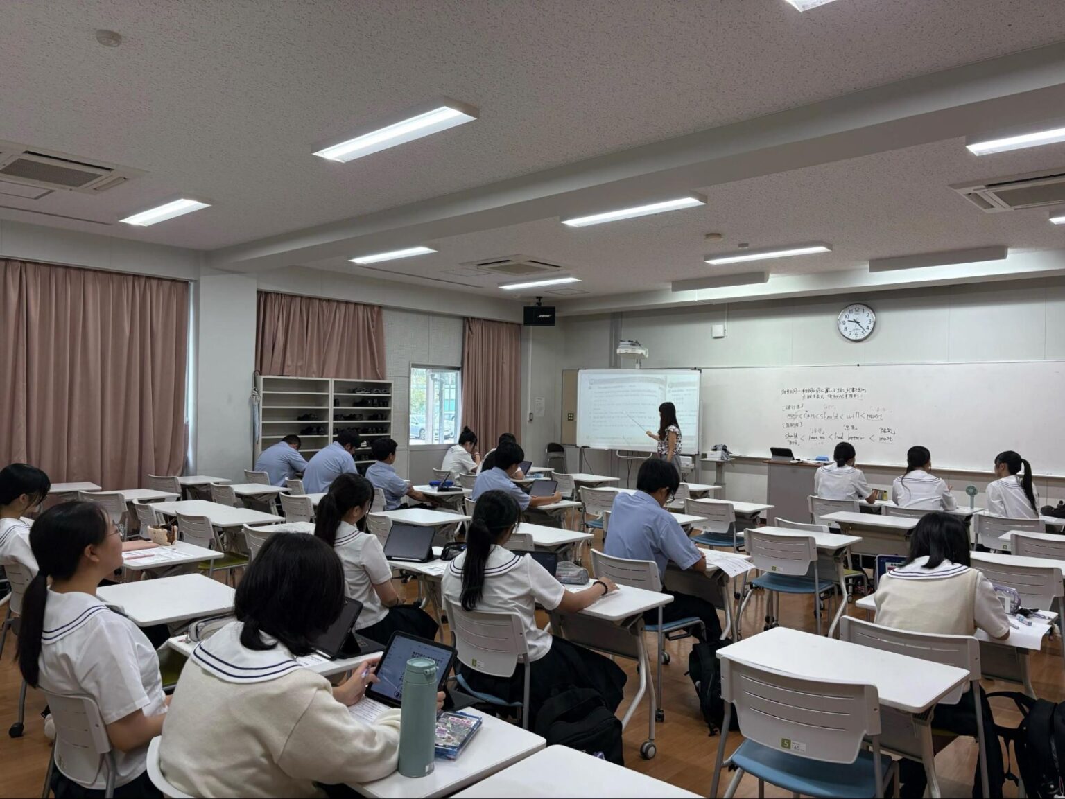 夏期学習講座の様子
