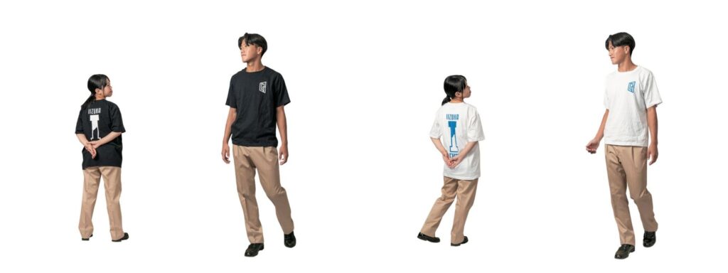 GLIデザインTシャツとパンツの組み合わせ
