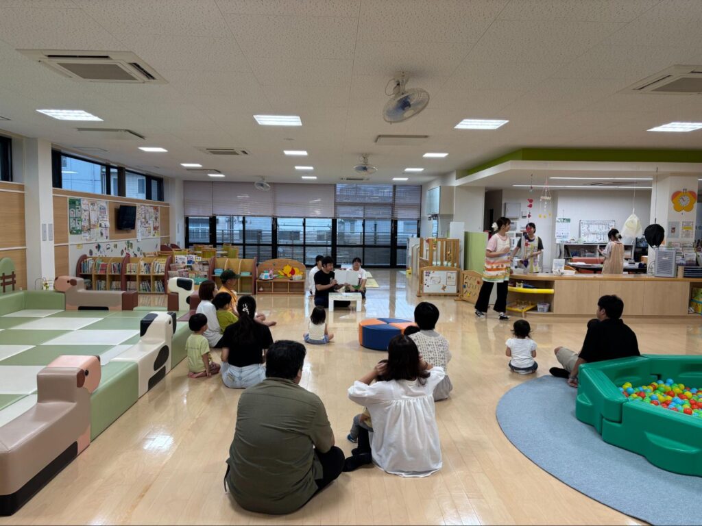園児たちとの交流